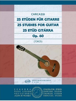 Carcassi M.: 25 etűd gitárra op. 60  (Z.12091)