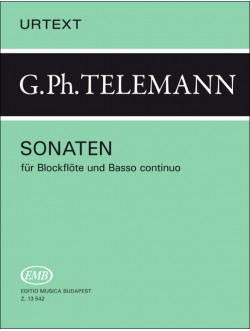 Telemann: szonáták furulyára és basso continuora (Z.13542)