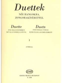 Forrai: Duettek női karokra (zongora kísérettel) 1. (Z.2308)