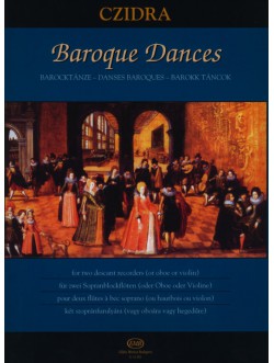 Czidra: Barokk táncok két szoprán fur./két ob./két heg. (Z.14283)