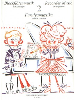 Furulyamuzsika kezdőknek 2. altfurulyára, zongorával (Z.14095)