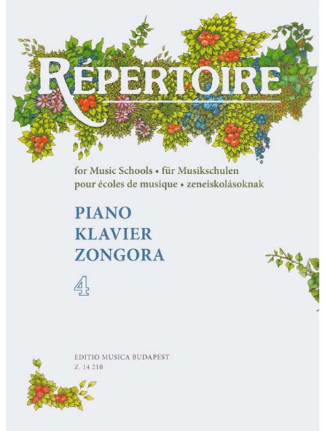 Repertoire Zeneiskolásoknak zongorára 4.