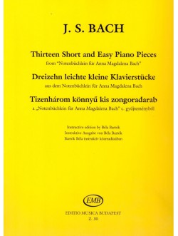 Bach: Tizenhárom könnyű kis zongoradarab (Z.30)