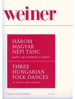 Weiner L.: Három magyar népitánc (Z.14314)