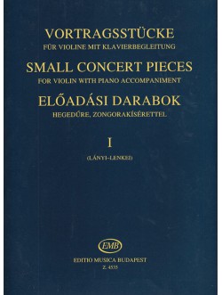 Előadási darabok 1. hegedűre,zongorakísérettel (Z.4535)