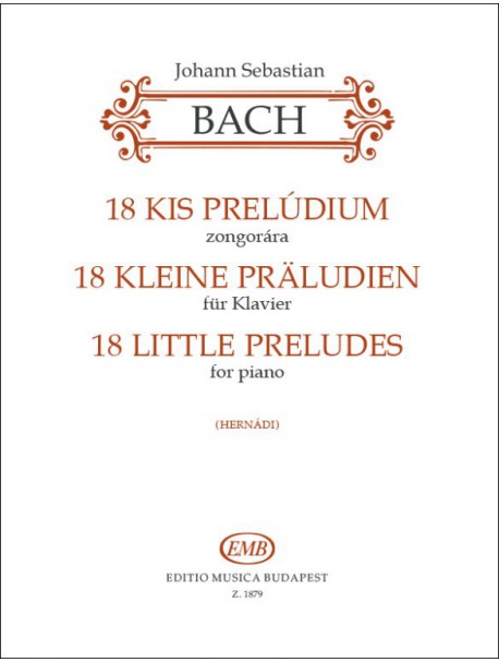 Bach: 18 kis preludium (zongora)