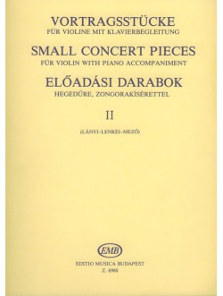 Előadási darabok 2. hegedűre, zongorakísérettel (Z.6988)