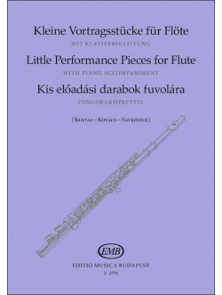 Bántai-Kovács: Kis előadási darabok fuvolára, zongorakísérettel (Z.2791)