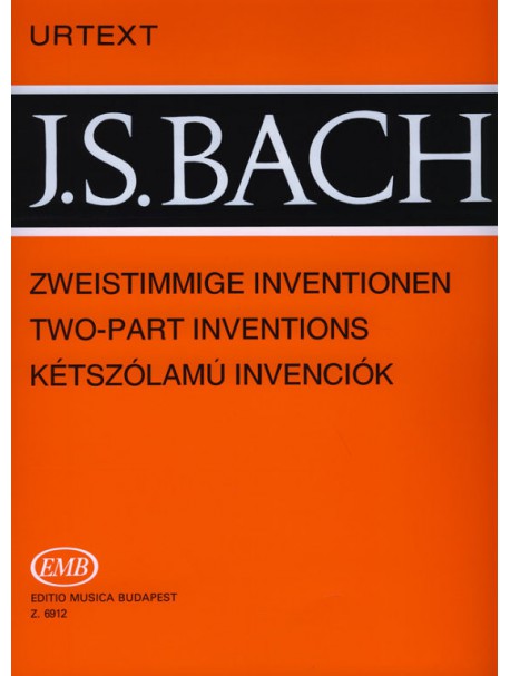 Bach: Kétszólamú invenciók (zongora)