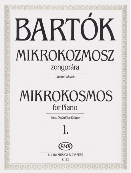 Bartók Béla: Mikrokozmosz 1. (zongora)