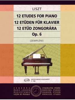 Liszt F.: 12 etűd zongorára op.1 (Z.766)
