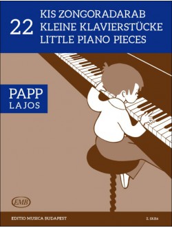 Papp L.: 22 kis zongoradarab (Z.13216)
