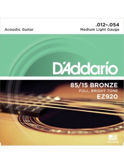 D'addario Akuszikus (Western) medium-light (12-es) gitárhúr készlet
