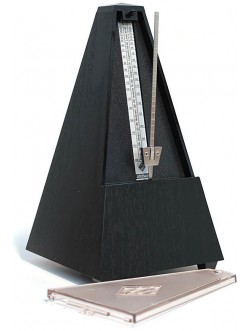 Wittner metronóm Piramis plexi előlap, fekete